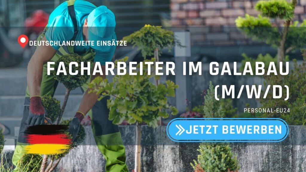 DE_K0004_118 Facharbeiter im GaLaBau - Jobs in Deutschland - Deutschlandweite Einsätze_