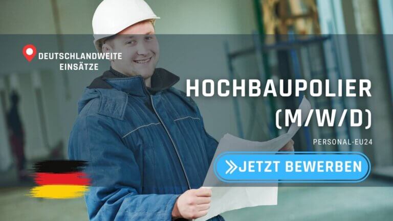 DE_K0003_126 Hochbaupolier (mwd) Jobs in Deutschland