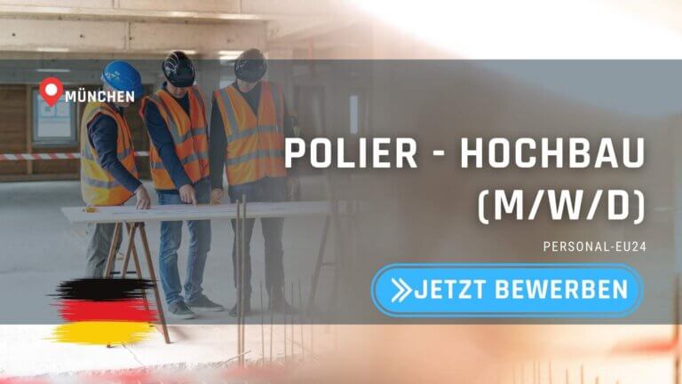 DE_K0055_127 Polier - Hochbau (mwd) Jobs in München