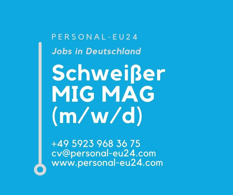 DE_K0038_135 Schweißer MIG MAG (mwd) Jobs in Deutschland