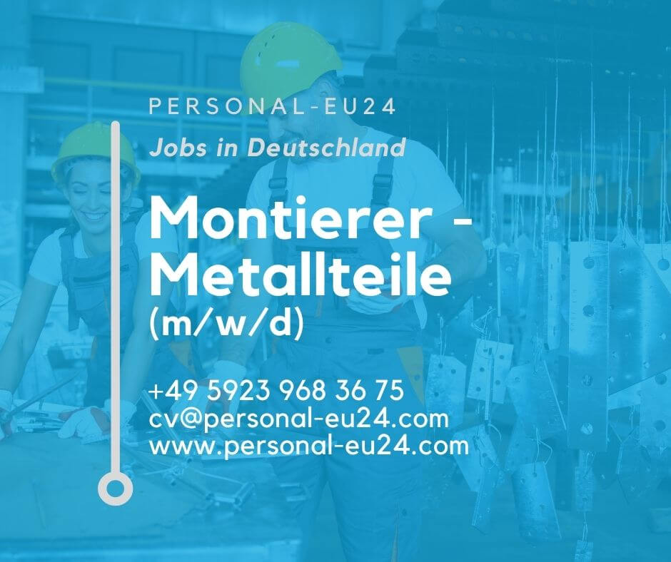 DE_K0057_144 Montierer - Metallteile (mwd) Jobs in Kirchheim