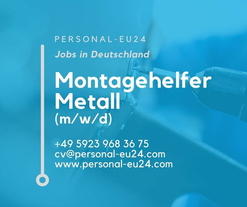DE_K0057_146_Montagehelfer Metall (mwd) Jobs in Bobingen