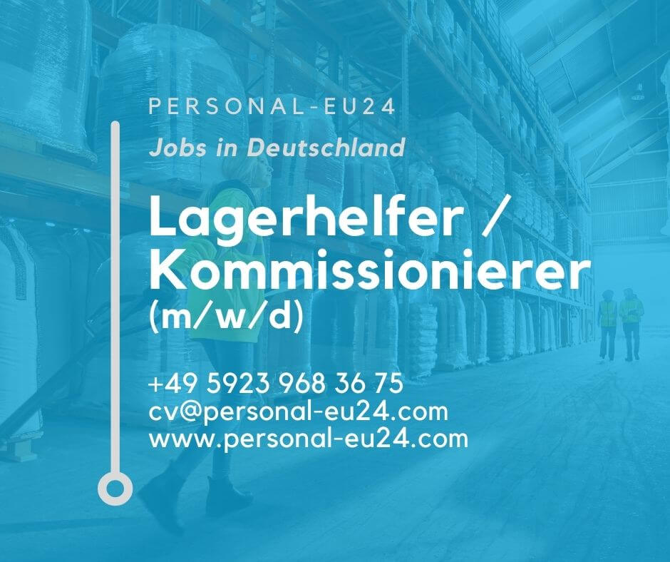 DE_K0057_147 - Lagerhelfer Kommissionierer (mwd) Jobs in Andechs