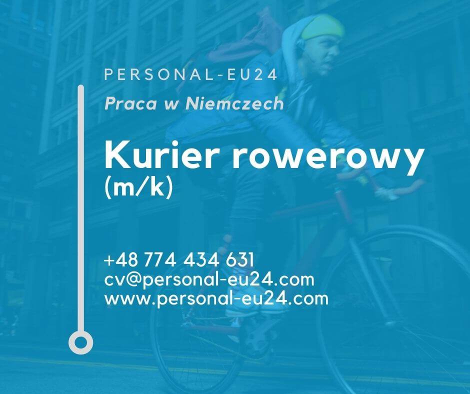 DE_K0064_151 Kurier rowerowy (mk) Praca w Monachium - Hamburg