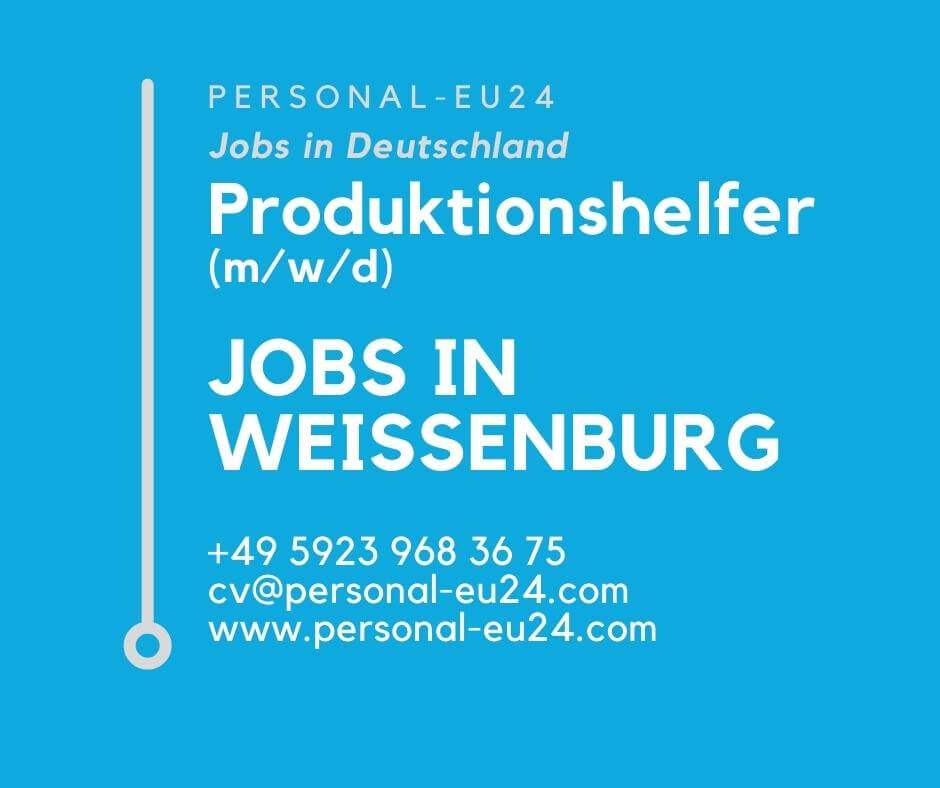 DE_K0032_154 Produktionshelfer (mwd) Jobs in Weißenburg