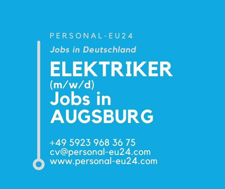 FB DE_K0032_161 Elektriker (mwd) Jobs in Augsburg