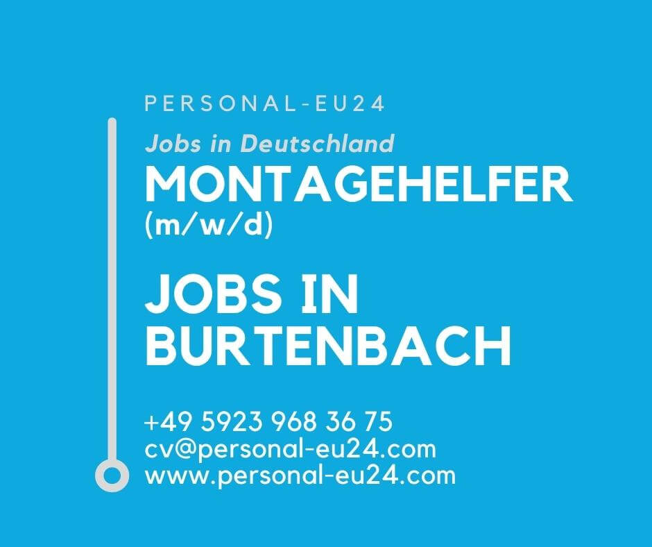 FBDE_K0032_160 Montagehelfer (mwd) Jobs in Burtenbach
