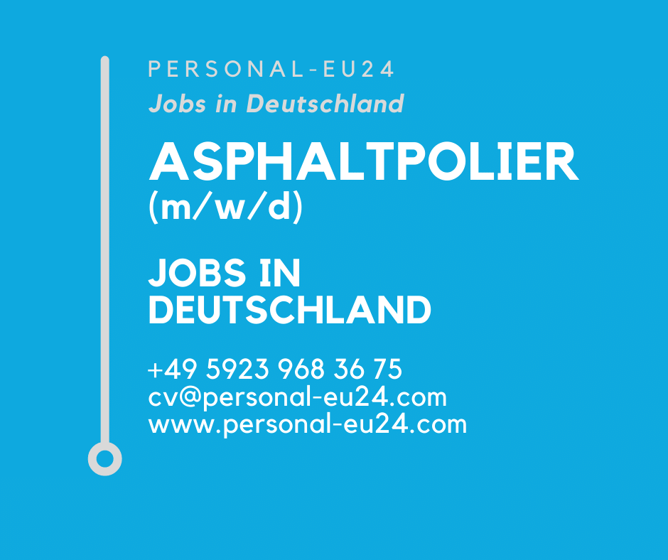 Asphaltpolier (mwd) Jobs in Deutschland