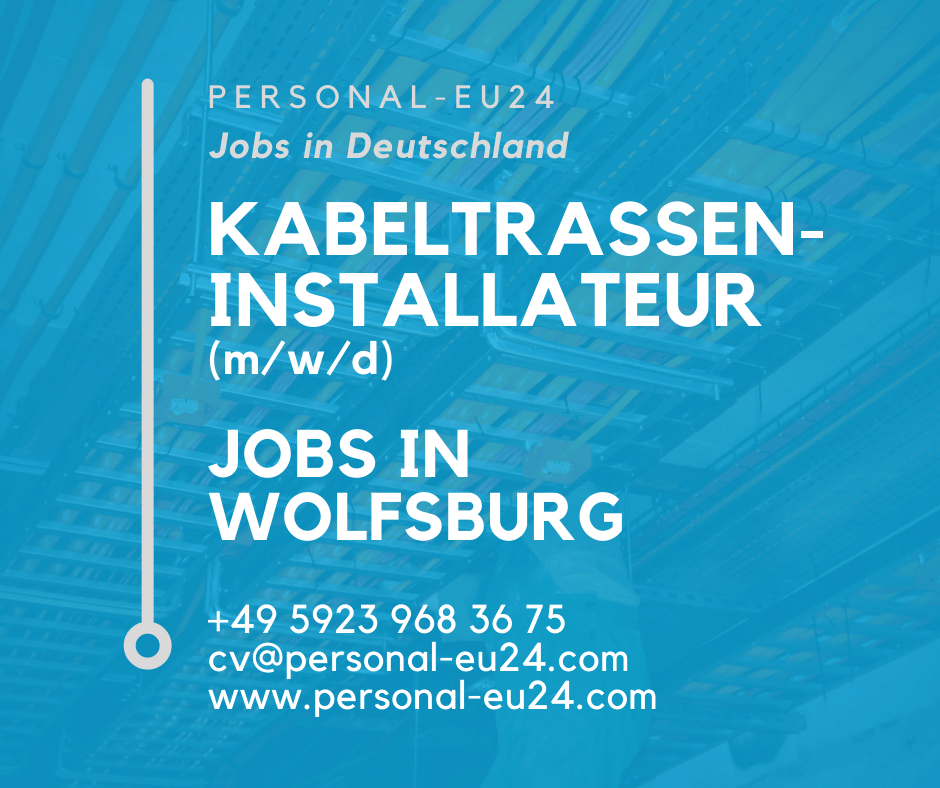 Kabeltrasseninstallateur (mwd) Jobs in Wolfsburg