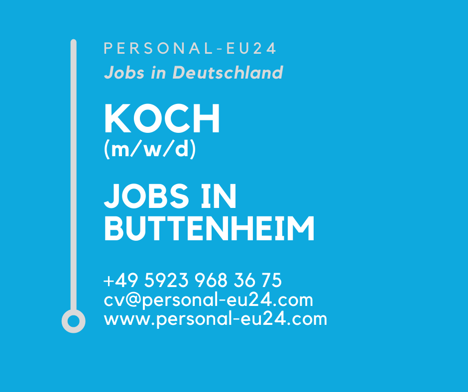 Koch (mwd) Jobs in Buttenheim