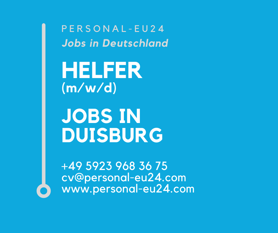 Helfer (mwd) Jobs in Duisburg