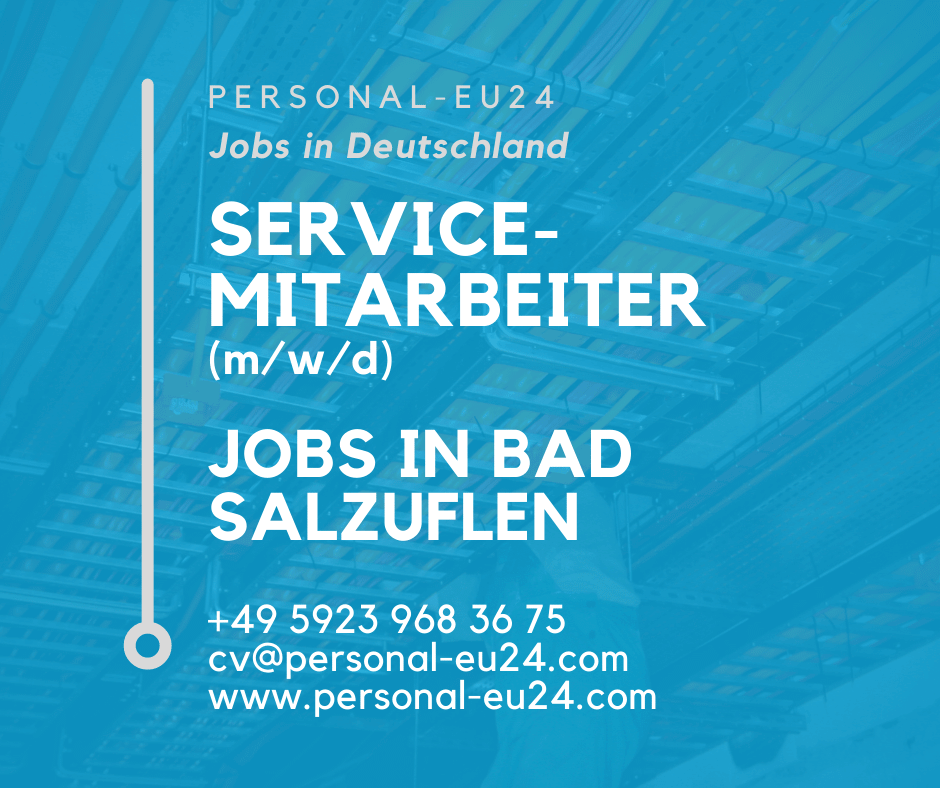 Service-Mitarbeiter (mwd) Jobs in Bad Salzuflen