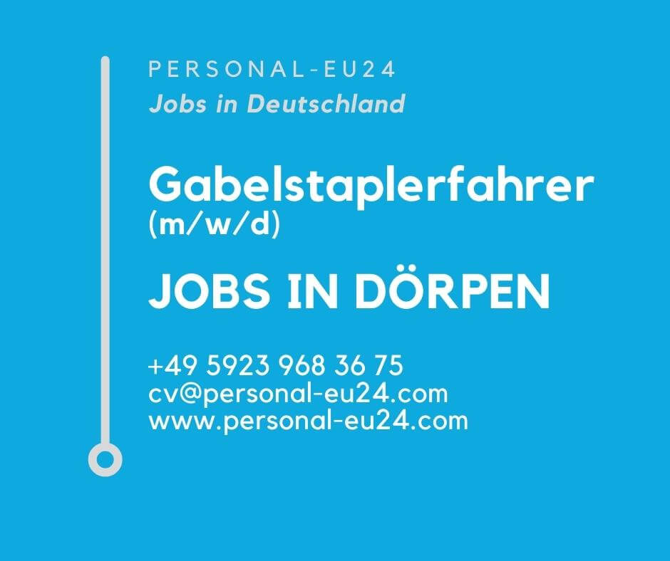Gabelstaplerfahrer (mwd) Jobs in Dörpen
