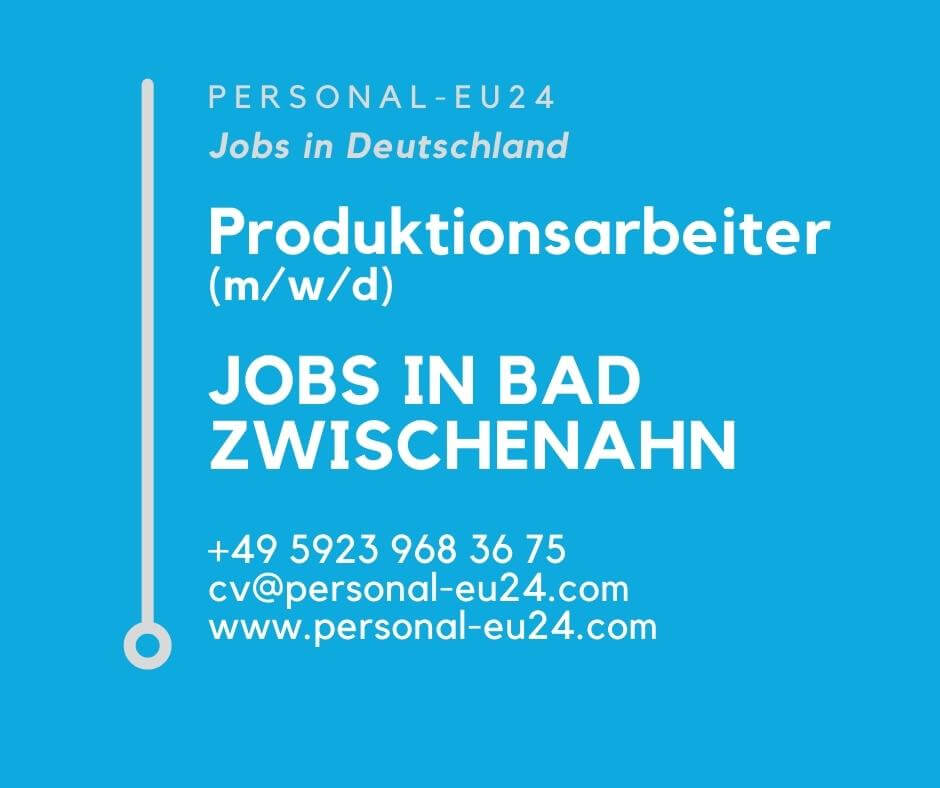 Produktionsarbeiter (mwd) Jobs in Bad Zwischenahn