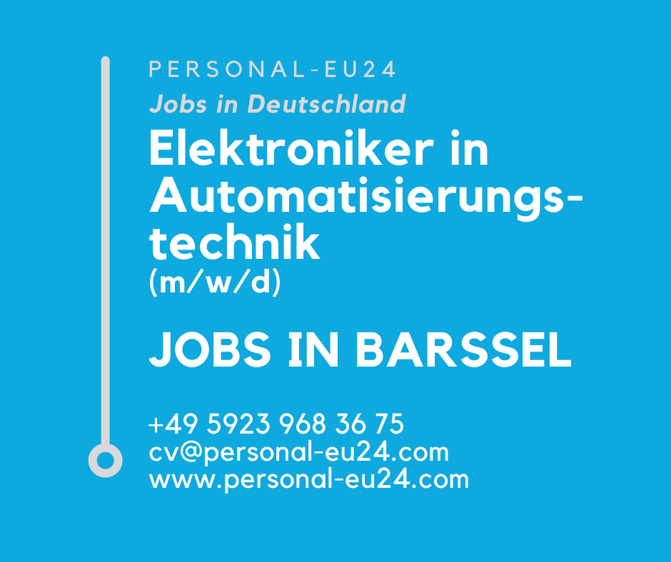 Elektroniker in Automatisierungstechnik (mwd) Jobs in Barßel