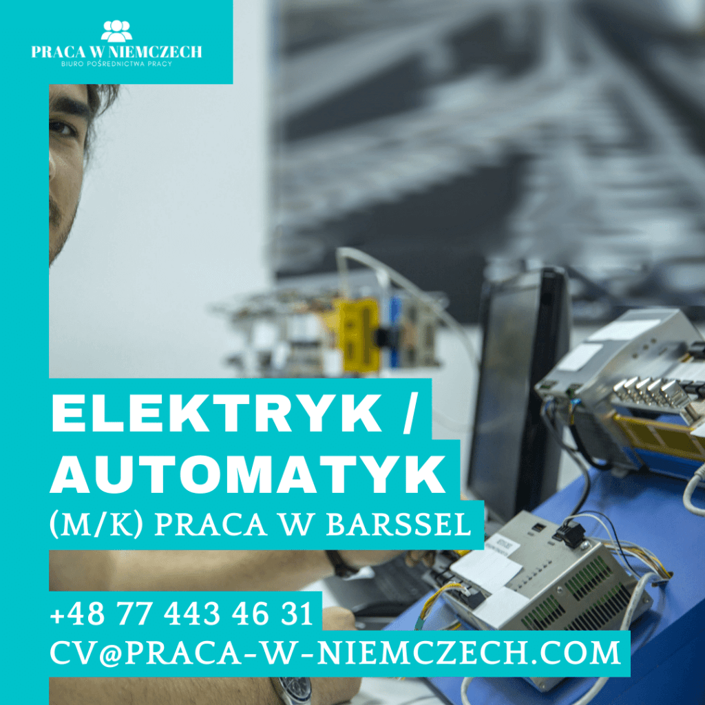 Elektryk automatyk (mk) Praca w Barßel