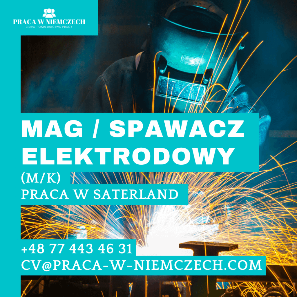 MAG Spawacz Elektrodowy (mk) Praca w Saterland