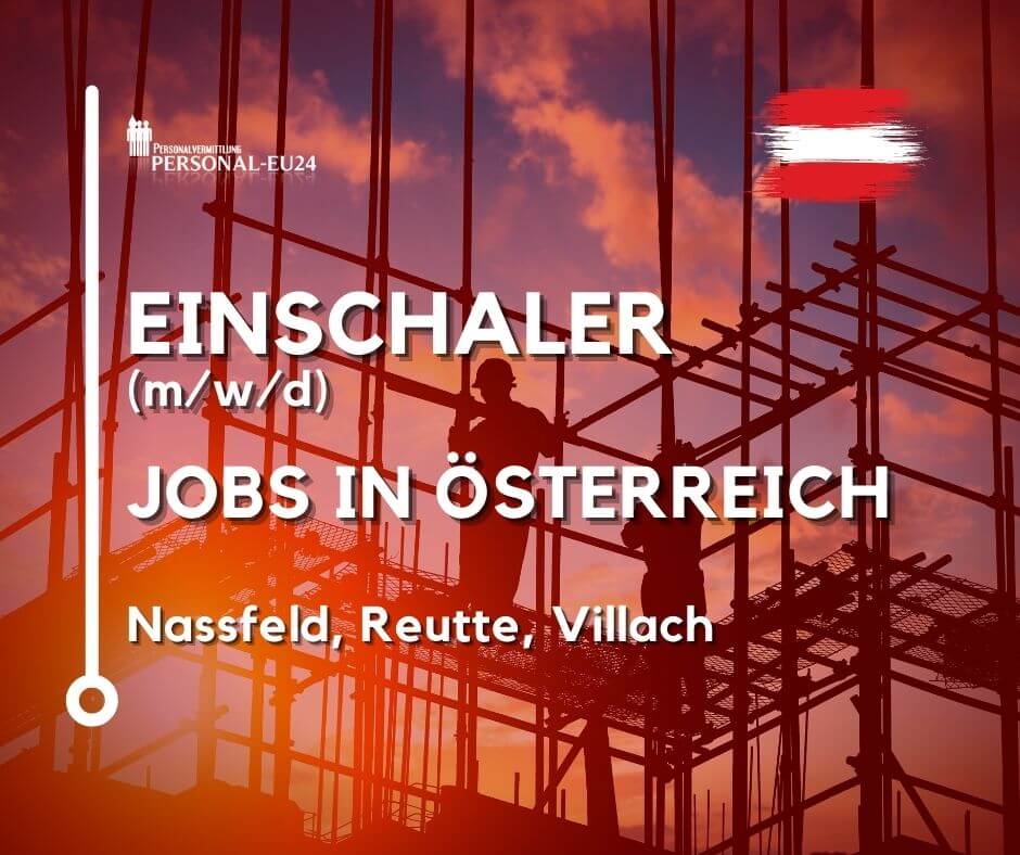 Einschaler (mwd) Jobs in Österreich