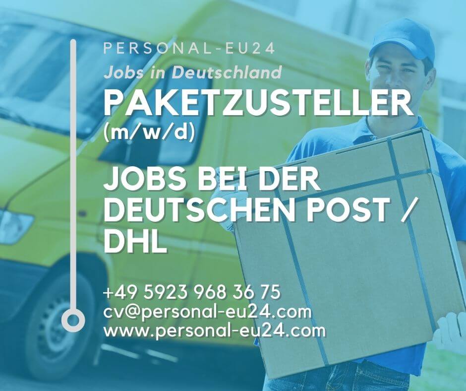 Paketzusteller (mwd) Jobs bei der Deutschen Post DHL