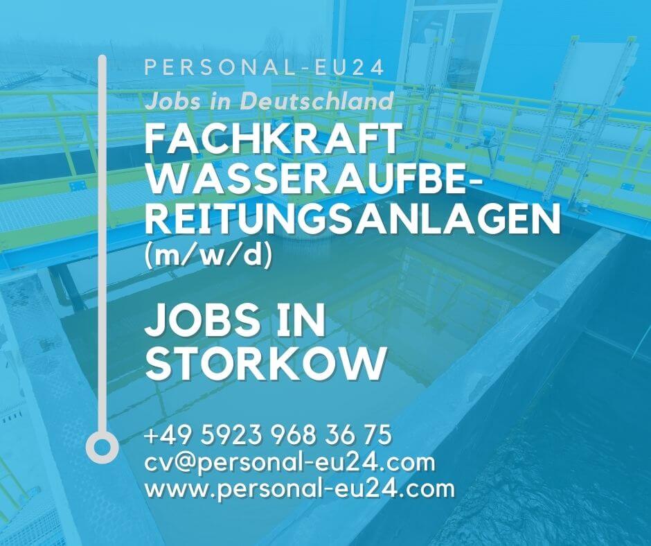 Fachkraft Wasseraufbereitungsanlagen (mwd) Jobs in Storkow