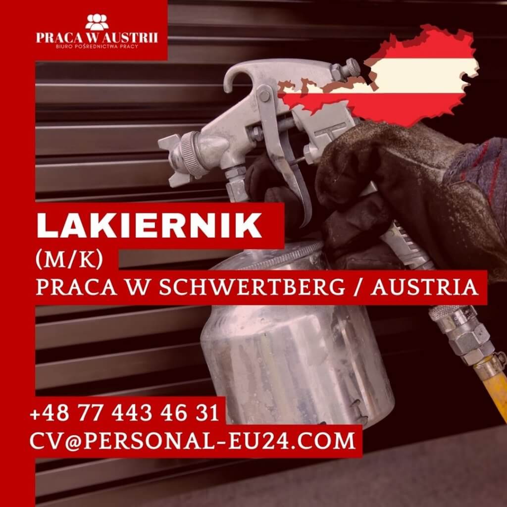 Lakiernik (mk) Praca w Austrii Schwertberg