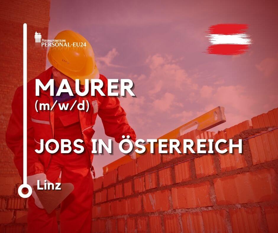 Maurer (mwd) Jobs in Österreich Linz