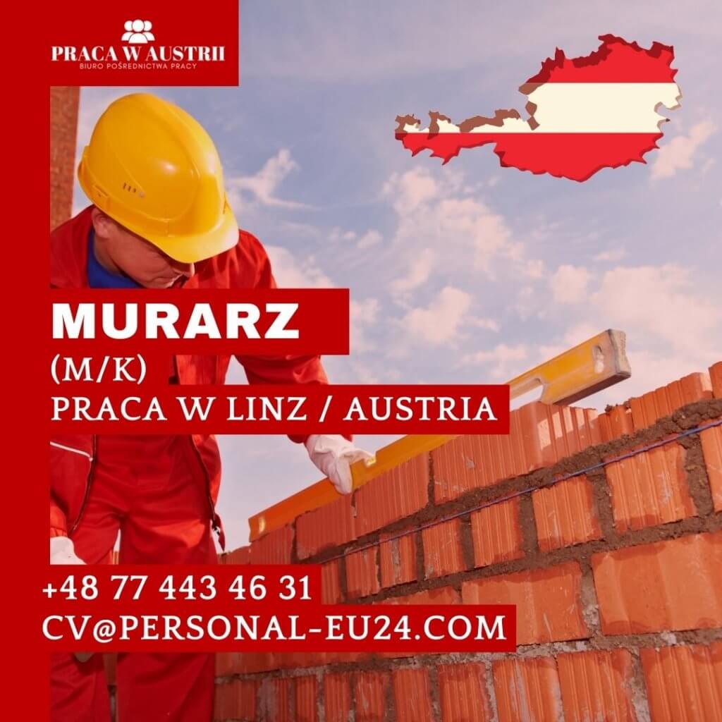 Murarz (mk) Praca w Austrii Linz FB