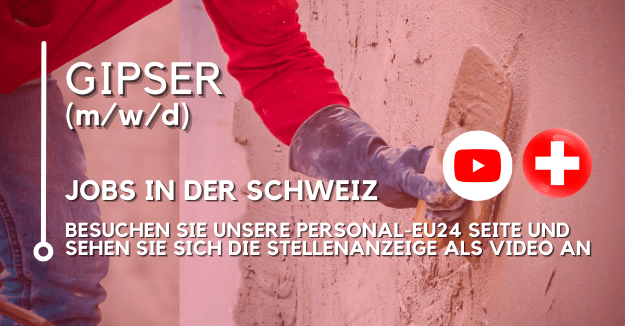 Gipser (mwd) Jobs in der Schweiz