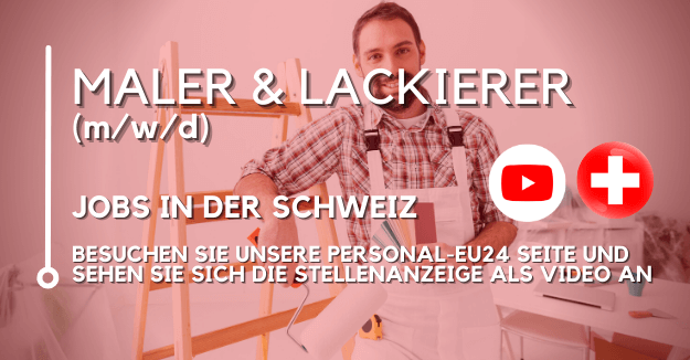 Maler & Lackierer (mwd) Jobs in der Schweiz