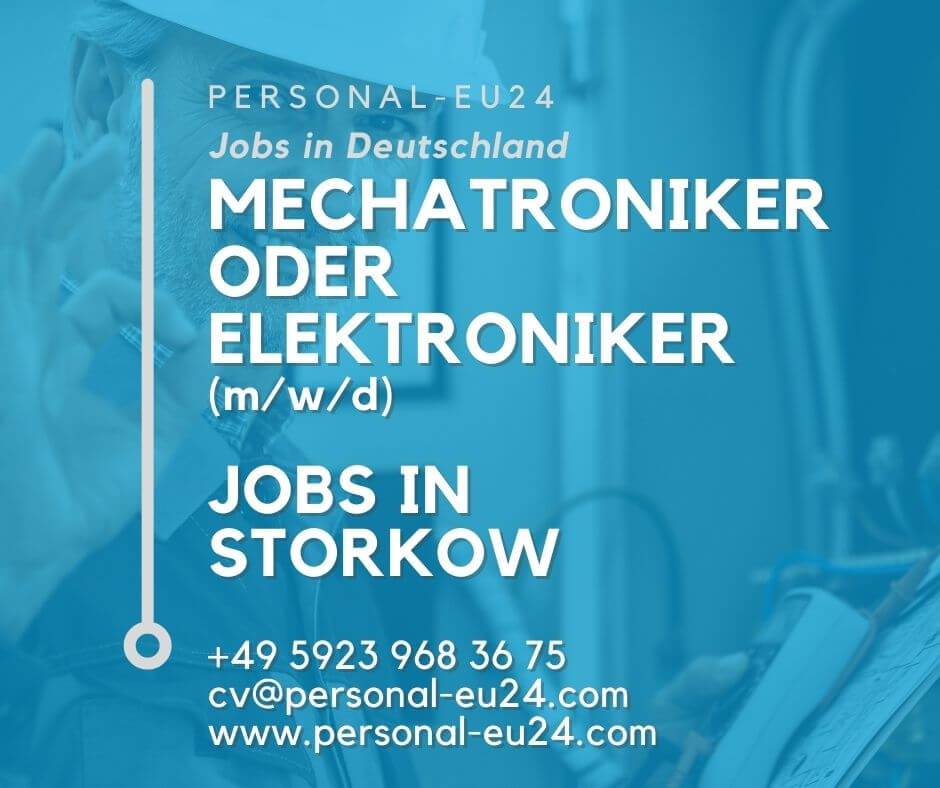 Mechatroniker oder Elektroniker (mwd) Jobs in Storkow