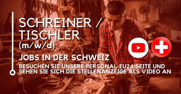 Schreiner Tischler (mwd) Jobs in der Schweiz