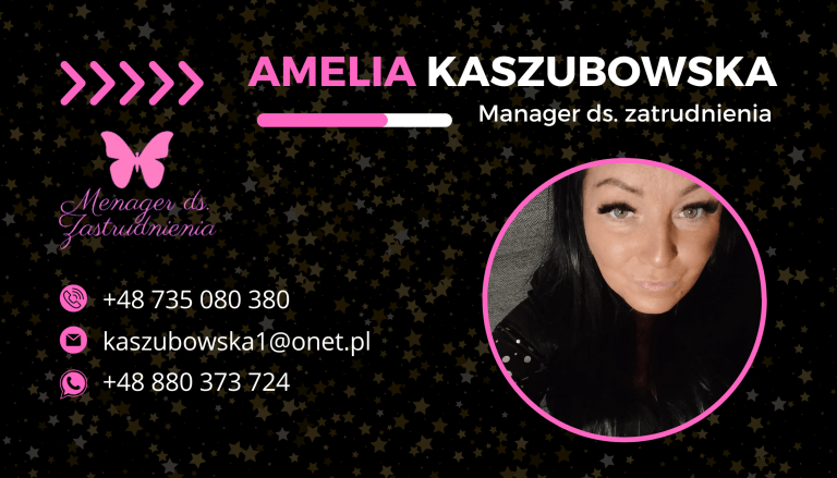 Business Card Amelia Kaszubowska 4a