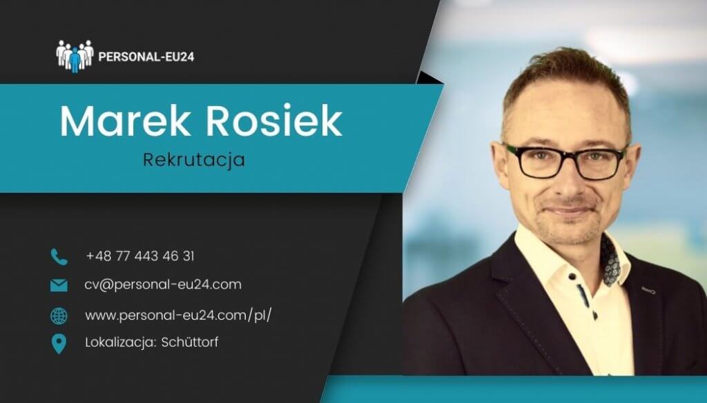 Marek Rosiek Marketing Business Card