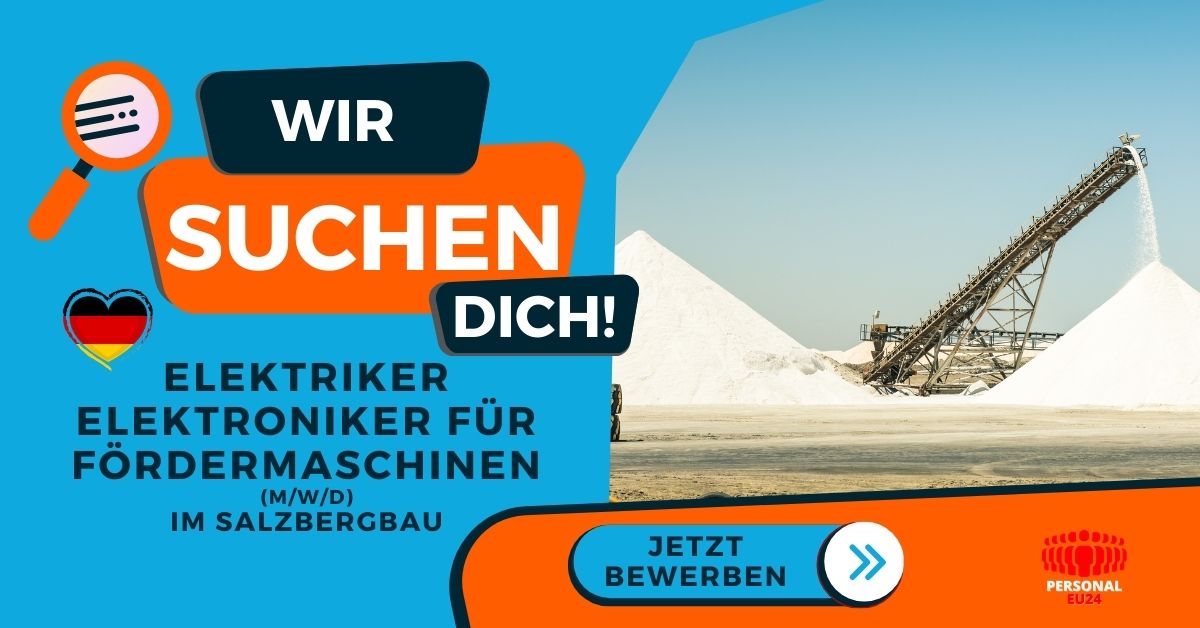 Elektriker Elektroniker (mwd) im Salzbergbau - Jobs Arbeit in Deutschland - PERSONAL-EU24